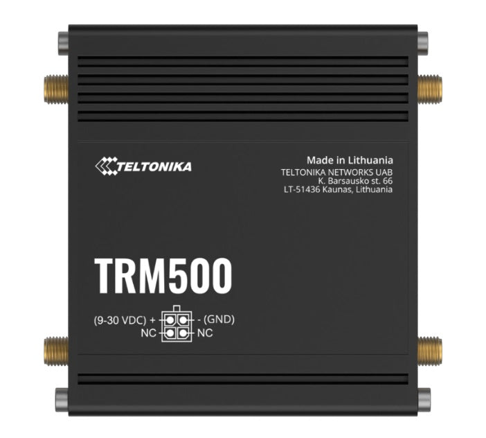Teltonika TRM500 Industrial Cellular Modem, 5G (3.4 Gbps) & 4G (Cat19), with USB Type-C, PSU included TRM500000000/TRM500000300