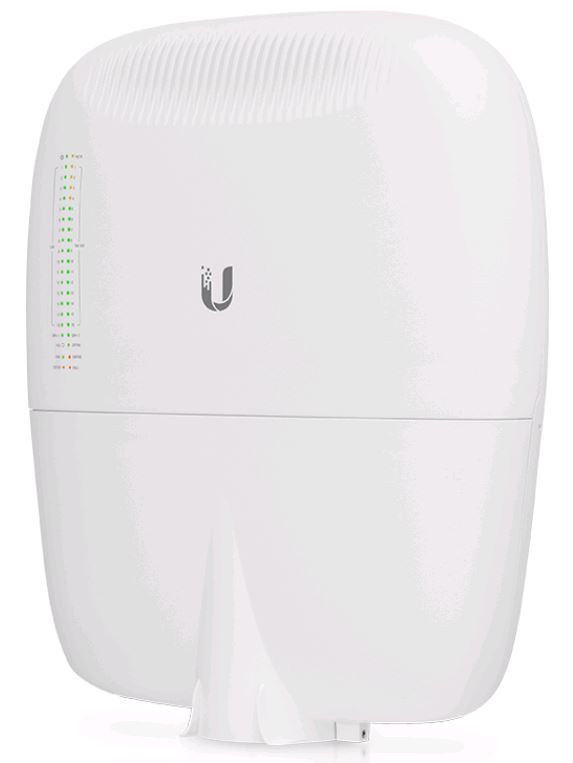 Ubiquiti EdgePoint 16 Port PoE Outdoor WISP Switch - 4x 54v/24v PoE Ports, 12x 802.3af 48v PoE Ports - ESD Power Protection, EP-S16