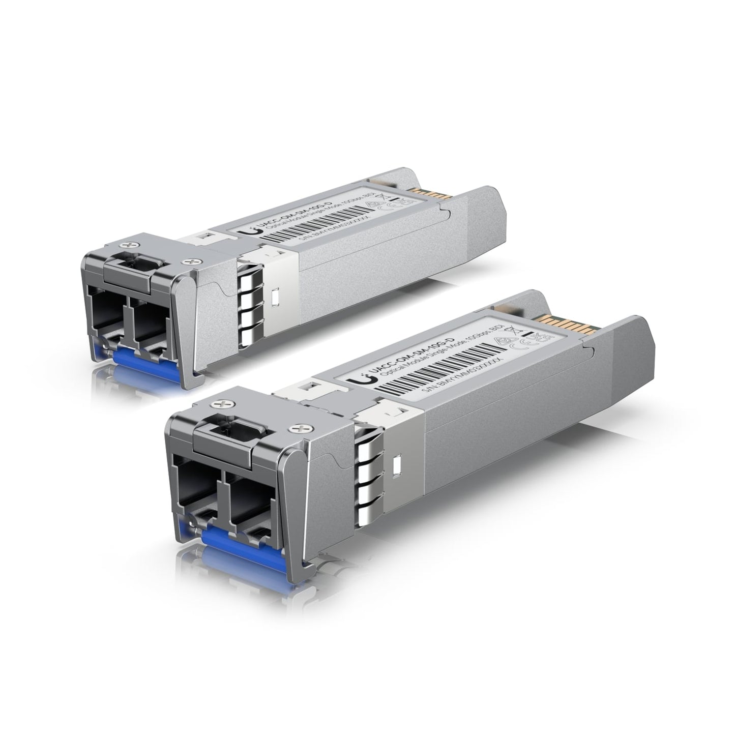 Ubiquiti UniFi 20 Pack, 10 Gbps Single-Mode Optical Module, Single-mode, Duplex, Fiber Transceiver, Duplex LC Connect, Up to 10km UACC-OM-SM-10G-D-20