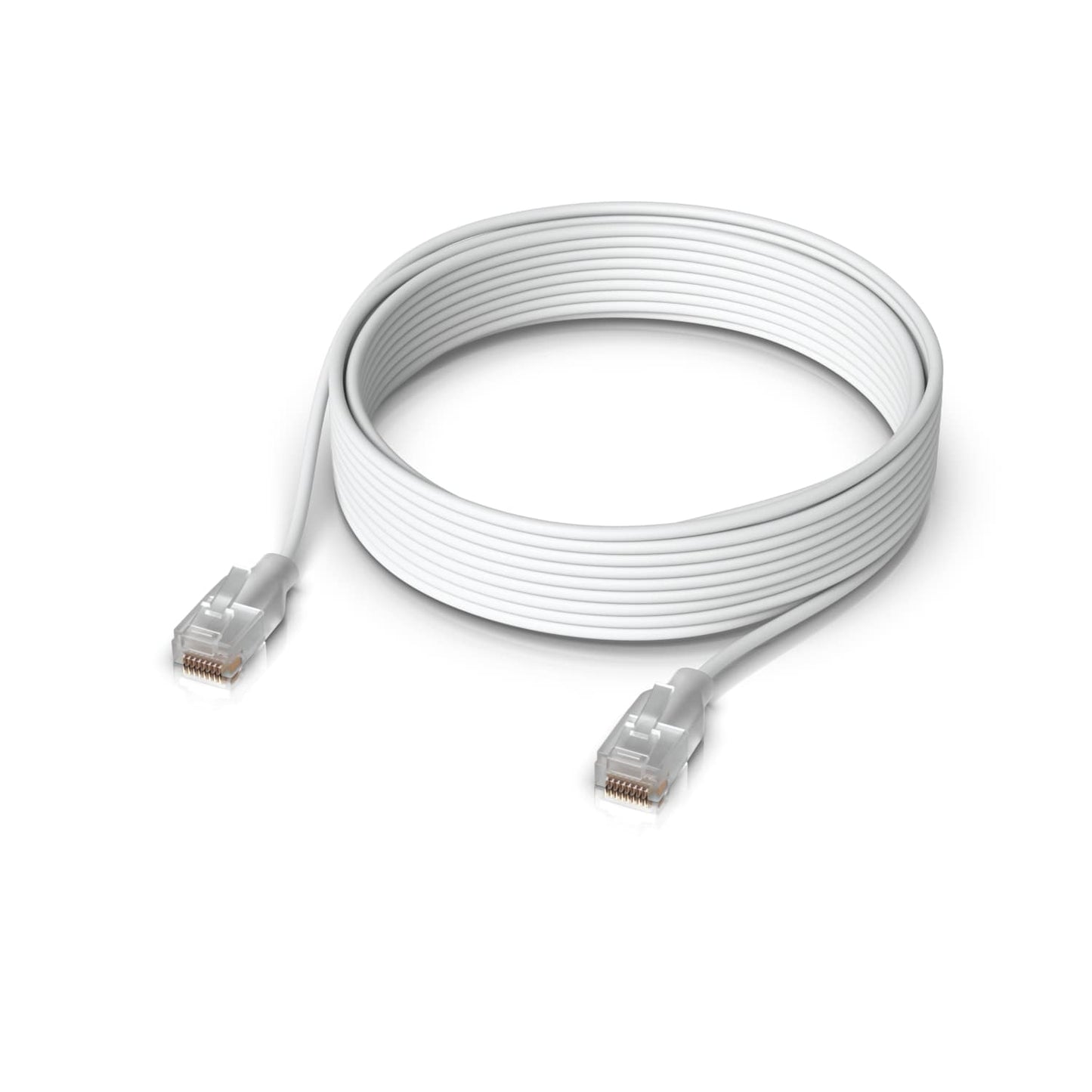 Ubiquiti UniFi Etherlighting Patch Cable, Length 12m, White, Nano-Thin Patch Cable With 10 GbE Support, Designed To Showcase EtherlightingEffects. UACC-Cable-Patch-EL-12M-W
