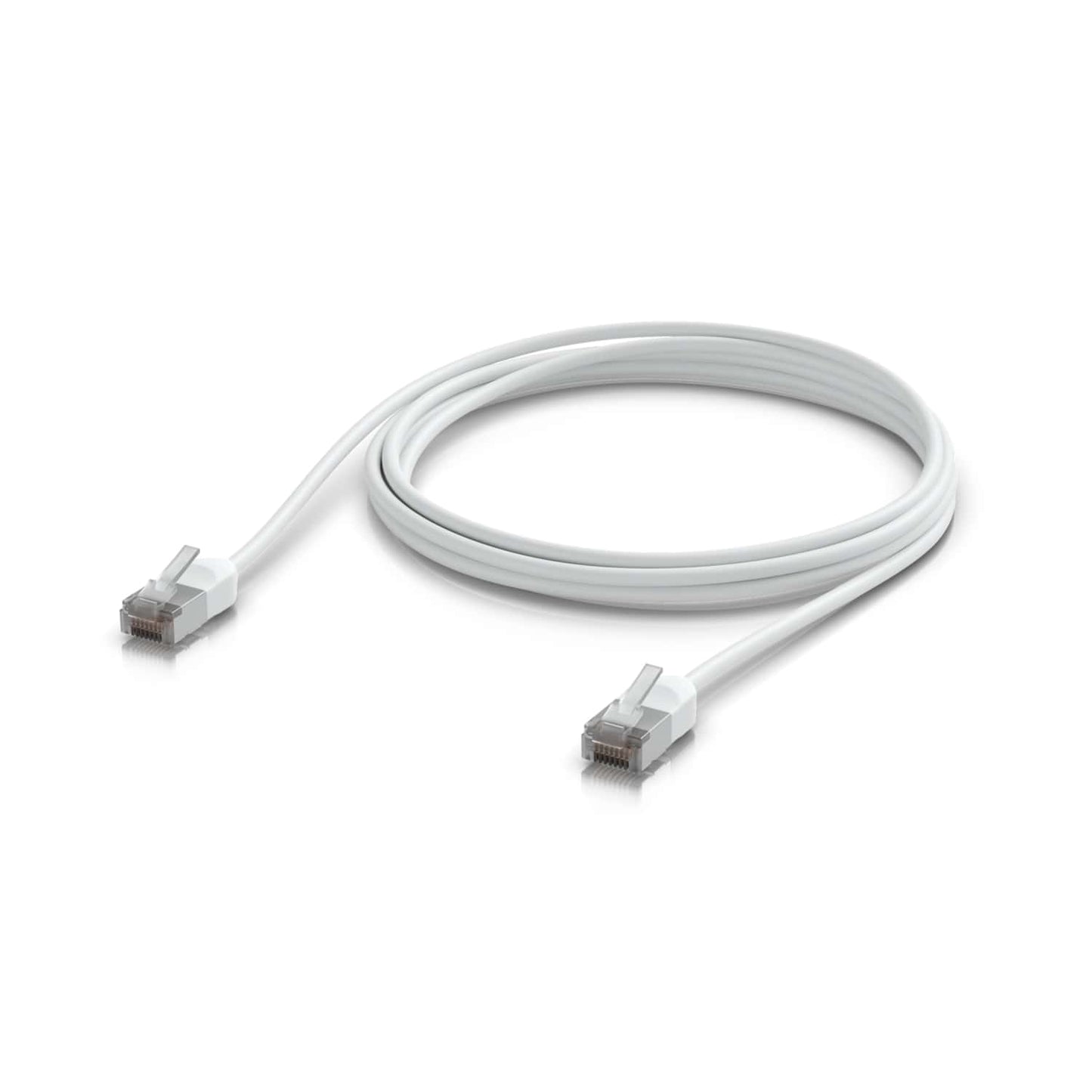 Ubiquiti UniFi Premium Patch Cable Outdoor, 2M, White, Ultra-thin, Rugged, Shielded Patch, Designed &Optimized, For 10 GbE networking, 2Yr Warr UACC-Cable-Patch-Outdoor-C6A-2M-W