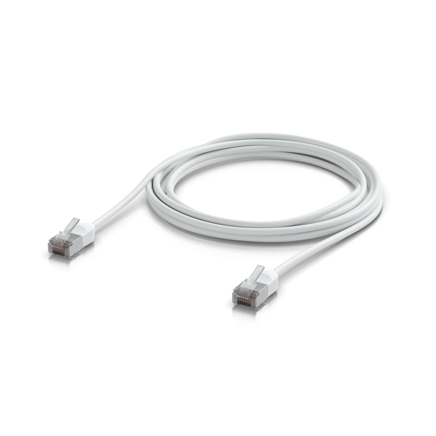 Ubiquiti UniFi Premium Patch Cable Outdoor, 5M, White, Ultra-thin, Rugged, Shielded Patch, Designed &Optimized, For 10 GbE networking, 2Yr Warr UACC-Cable-Patch-Outdoor-C6A-5M-W