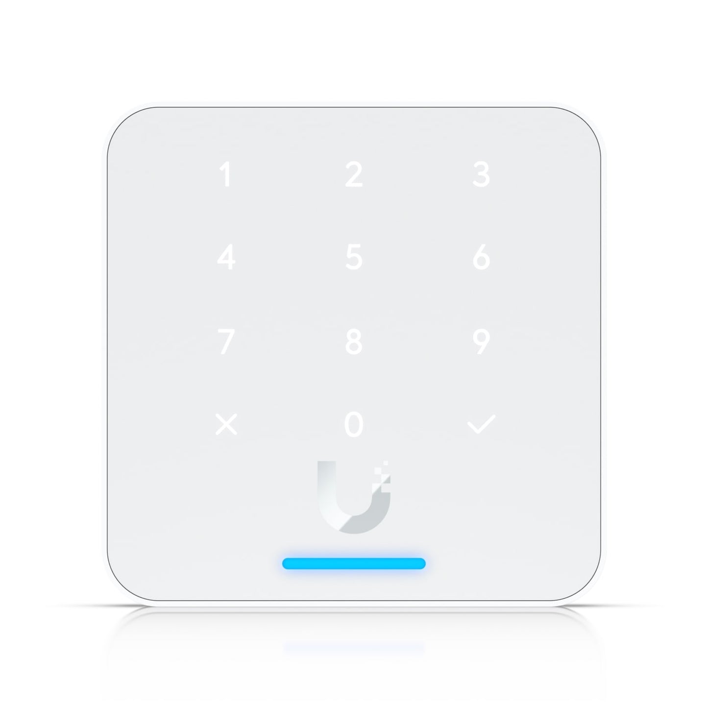Ubiquit Reader Flex, White, Third-generation NFC Card Reader With A Keypad & Apple Touch Pass Support, Outdoor IP55, Power via POE UA-G3-FLEX-W