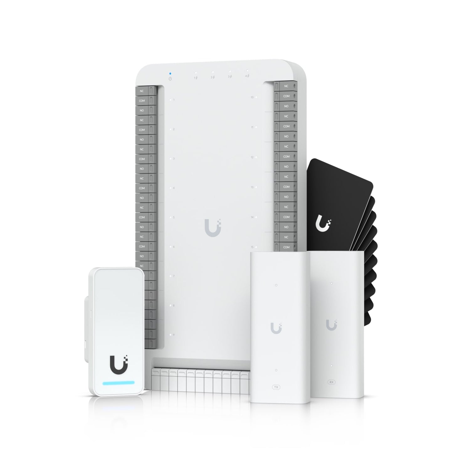 Ubiquiti Elevator Starter Kit, PoE++, Up/Down/Stop/Full/Door Open, Close/5 Car Position, 1 Emergency, Floor Selection Up18 flooors UA-SK-Elevator