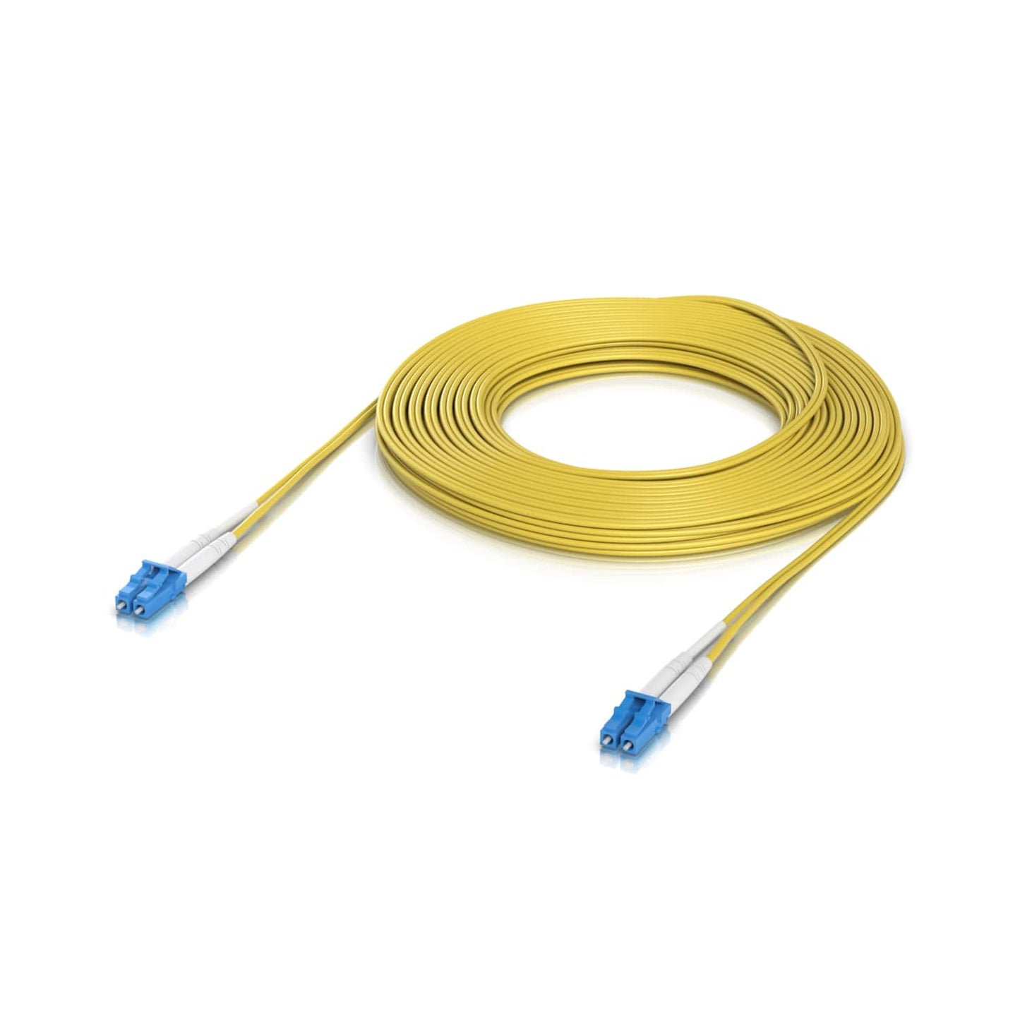 Ubiquiti OS2 Duplex LC UPC Fiber Patch Cable, Length 15M, Lightweight Fiber Patch Cable For Up To 100G Connections, UACC-OFC-S2-LULU-15M
