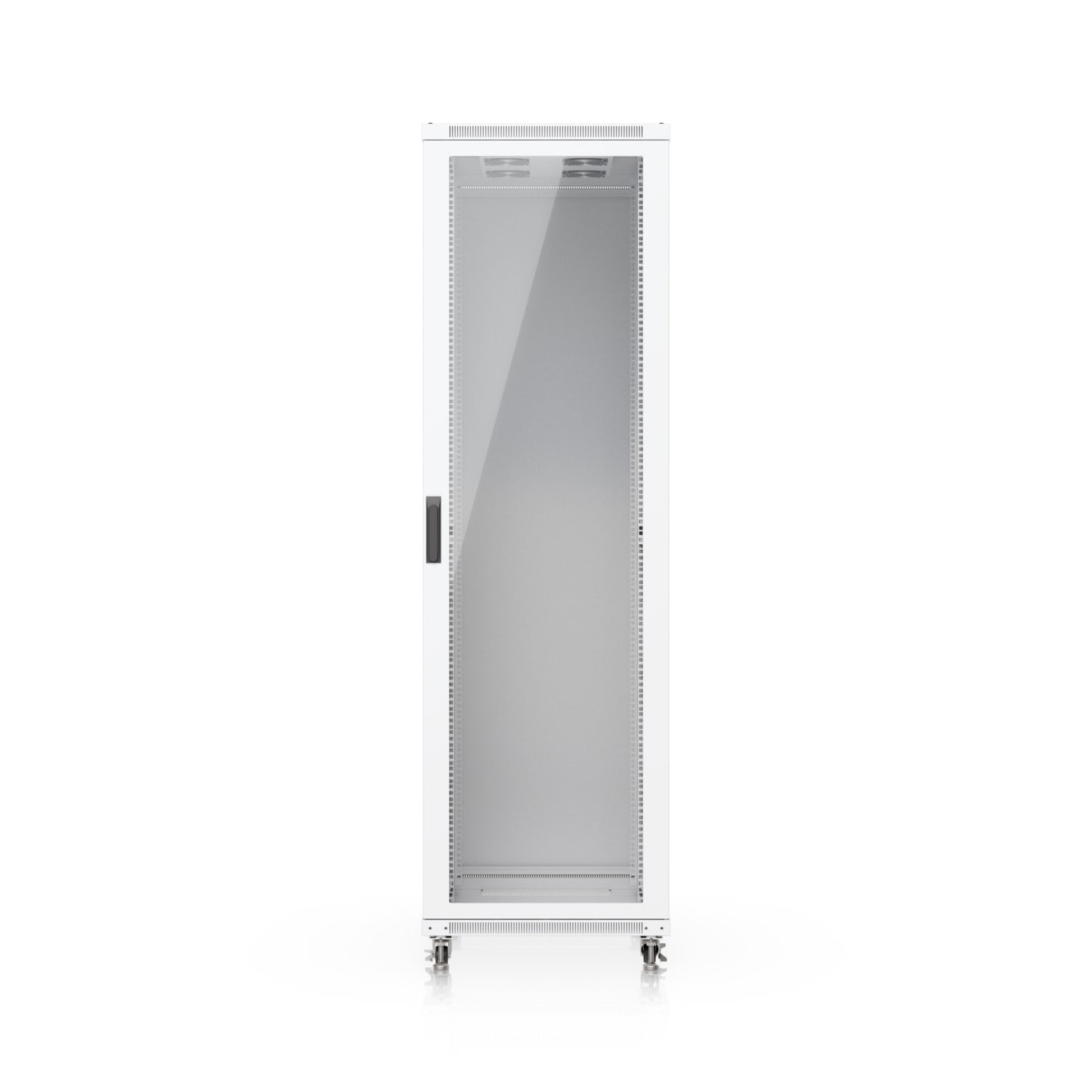 Ubiquiti 42U Rack Cabinet, Fully Assembled Floor Rack, Built-In Fans, Removable Panels, Lockable Casters, Optimal Airflow, Heavy-Duty, Easy Equipment Access. UACC-Rack-42U-1000-G