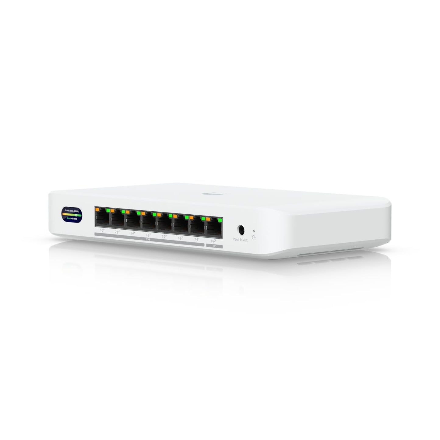 Ubiquiti Device Bridge Switch, Compact PoE+ Switch* (1) 10 GbE Port, (7) 2.5 GbE Ports, 6 GHz, WiFi 7 Integration, Seamless, High-Capacity, UniFi WiFi. UDB-Switch