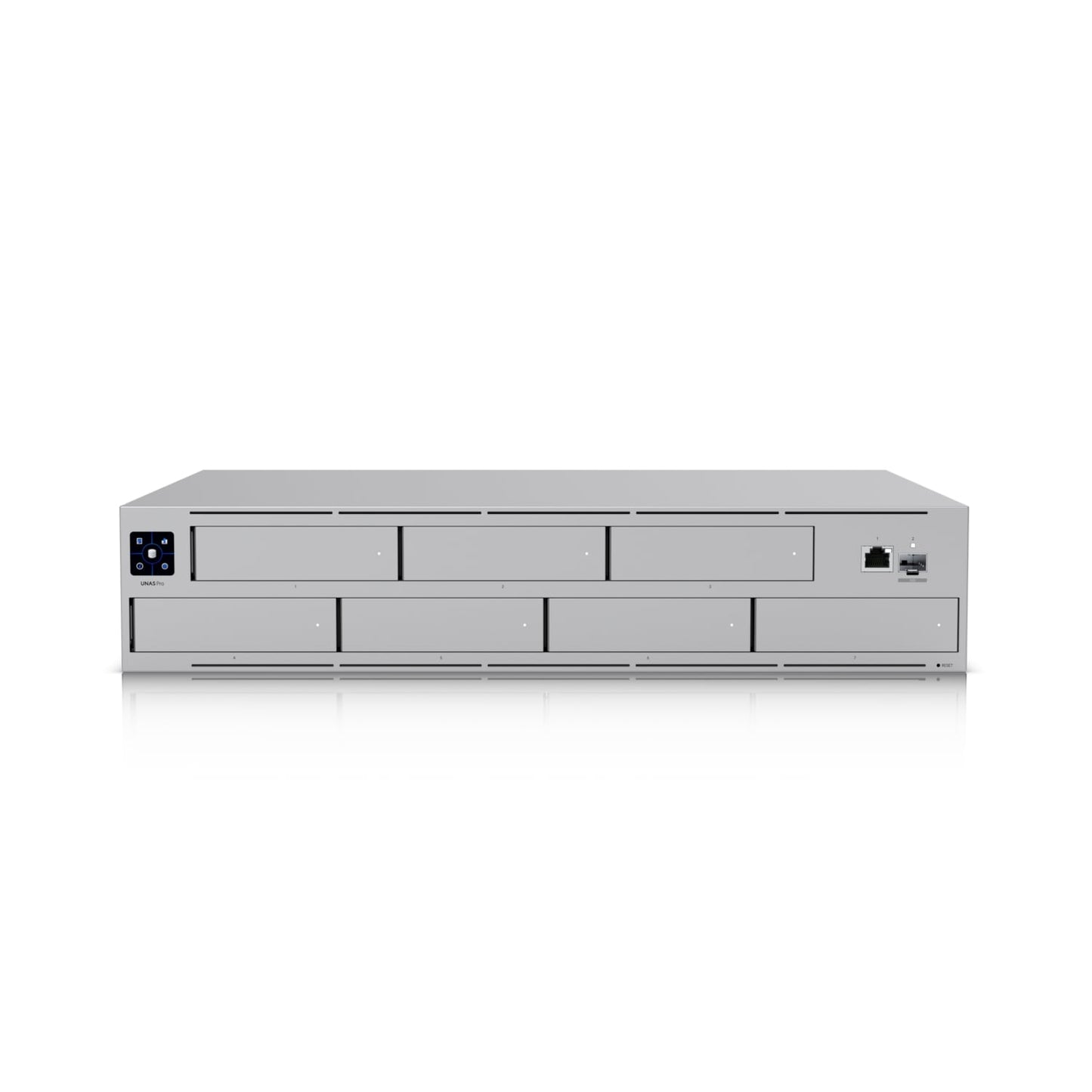 Ubiquiti UNAS Pro 2U Rack-mount NAS, (7) 2.5/3.5' Drive Bays &10 Gbps Performance Designed For Large-scale File Storage & Sharing UNAS-Pro