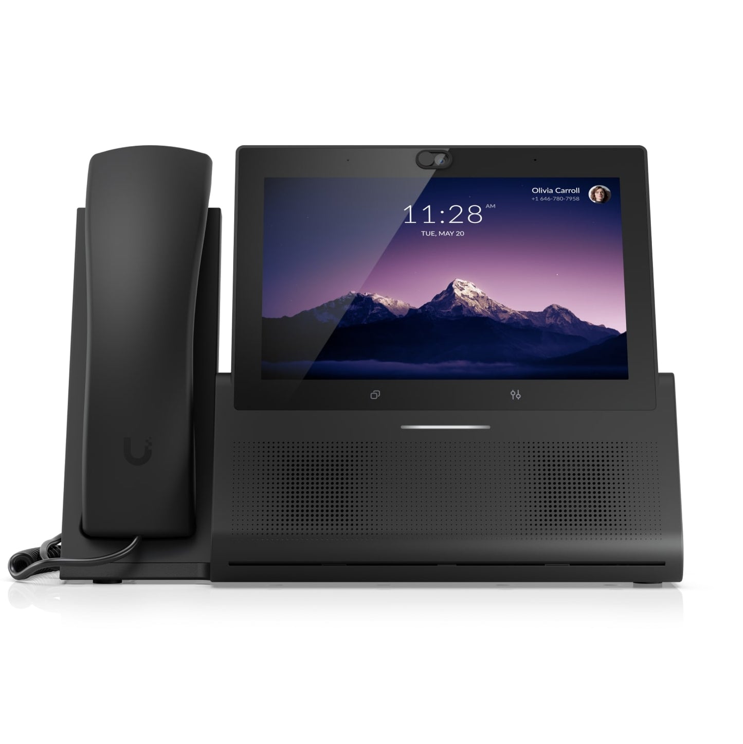 Ubiquiti UniFi Talk Phone Touch Max, Premium Desktop Smartphone, Ultimate User Exper, 7 Touch Display, PoE+ In, Bluetooth, 5V, 3A USB type C, Black UTP-TOUCHMAX