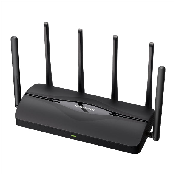 Mercusys MR37BE BE6500 Dual-Band Wi-Fi 7 Router, 1x 2.5 Gbps WAN port, 1x 2.5 Gbps LAN port and 2x 1 Gbps LAN ports MR37BE