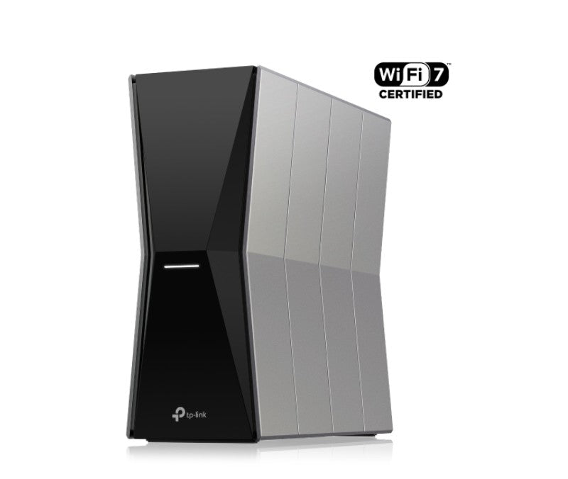 TP-Link Archer BE805 BE19000 Tri-Band Wi-Fi 7 Router (WIFI7) 1376 Mbps at 2.4 GHz + 5760 Mbps at 5 GHz + 11520 Mbps at 6 GHz, 8x Internal Antennas Archer BE805