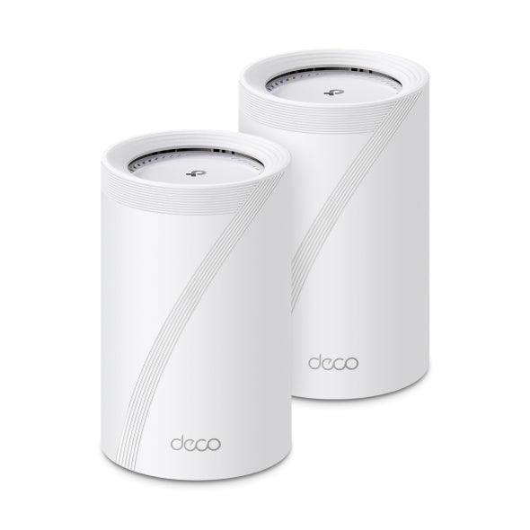 TP-Link Deco BE68 BEBE 14000 Tri-Band Whole Home Mesh Wi-Fi 7 System(2-pack) BE14000, Wi-Fi 7, Tri-Band 6/5/2.4GHz, AI Mesh, 8 antennas, 10G+2.5G LAN Deco BE68(2-pack)