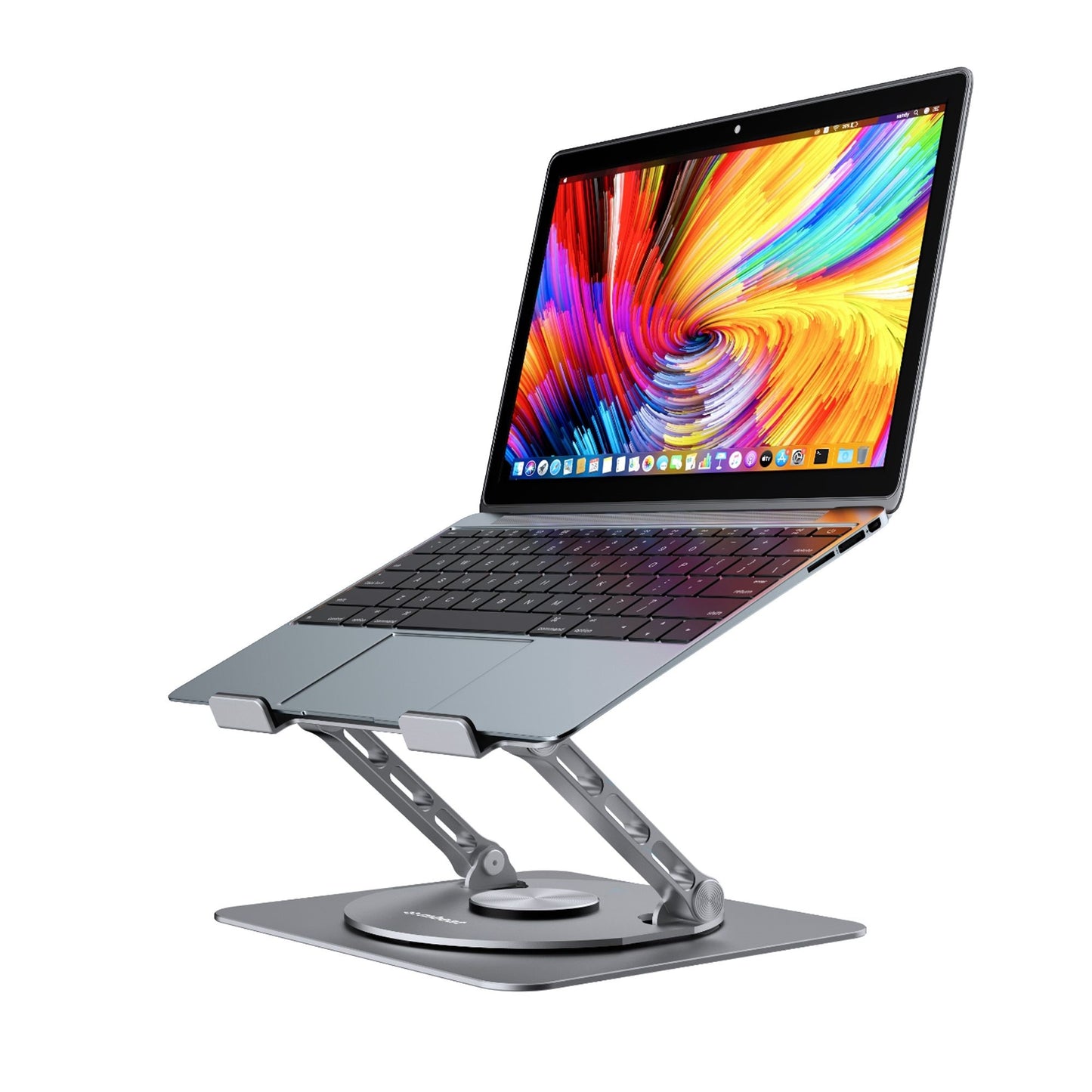 mbeat Stage S7 Rotating and Height-Adjustable Laptop Stand - Space Grey Material: Aluminium alloy Package Weight: 1.07kg MB-STD-S7GRY