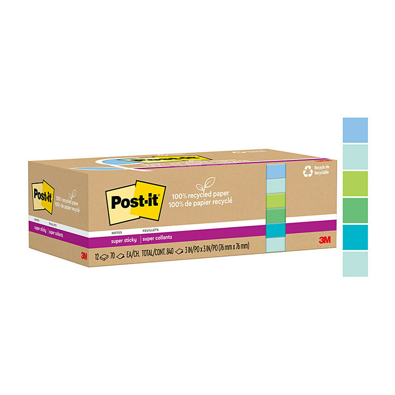 Post-It Super Sticky 654R-12SST 76x76 Pk12 - 7100290284