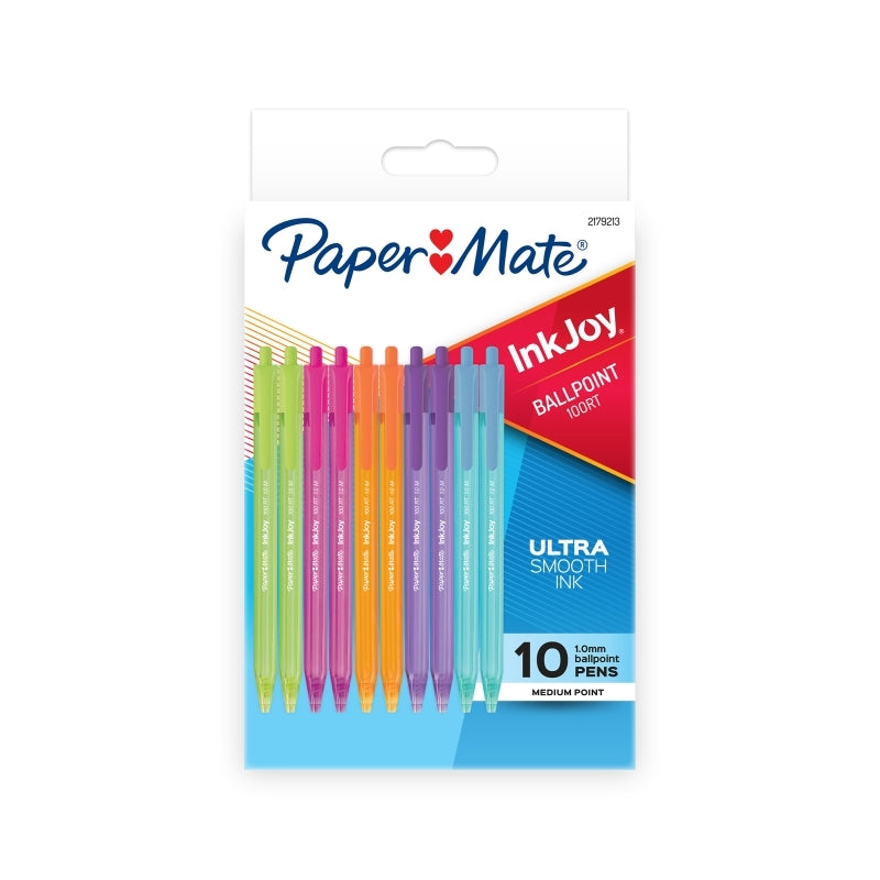 Paper Mate InkJ100RT BP Fsn Pk10R Box of 12 - 2179213