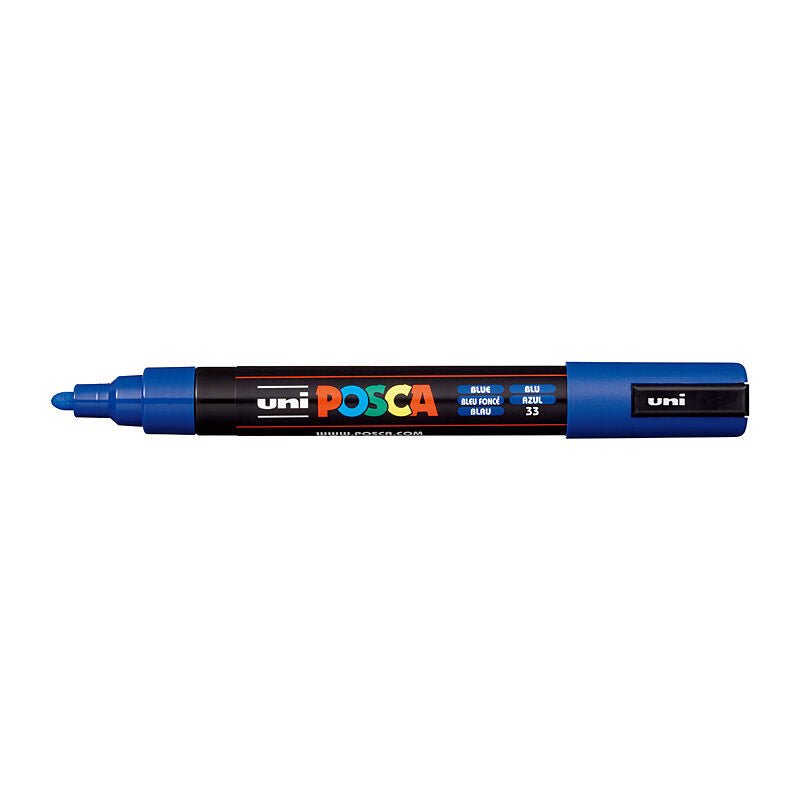 Posca PC-5M Med Blt Paint Blu - PC5MBL