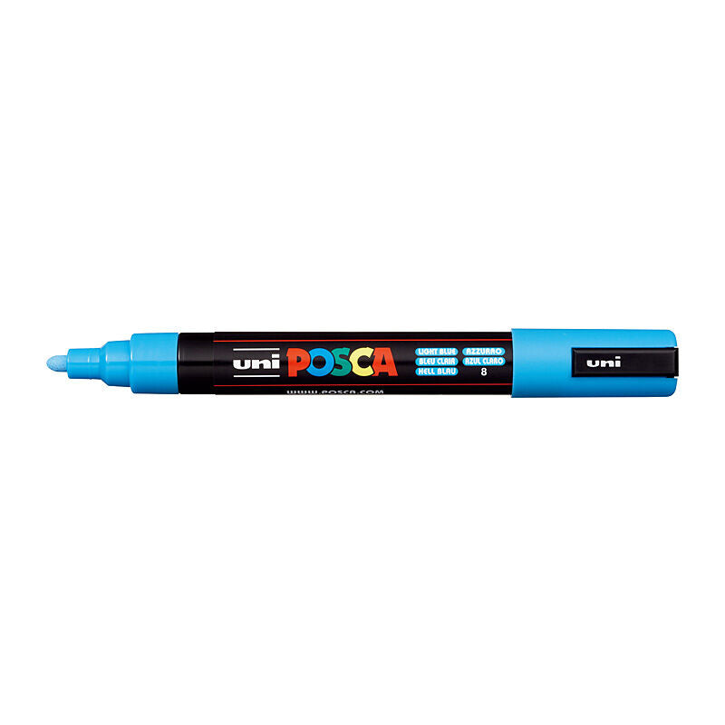 Posca PC-5M Med Blt Light Blu - PC5MLB