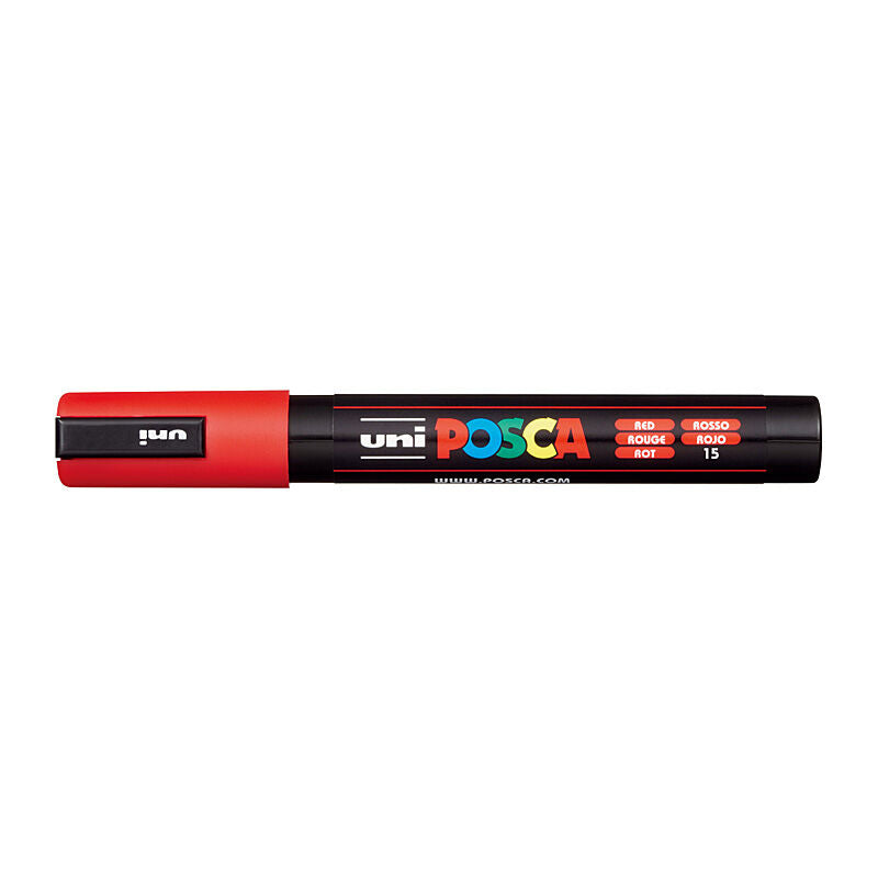 Posca PC-5M Med Blt Paint Red - PC5MR