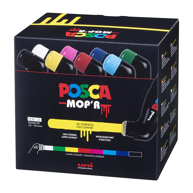 Posca PC-M22 Mopr Rnd Asst Pk8 - PCM228C