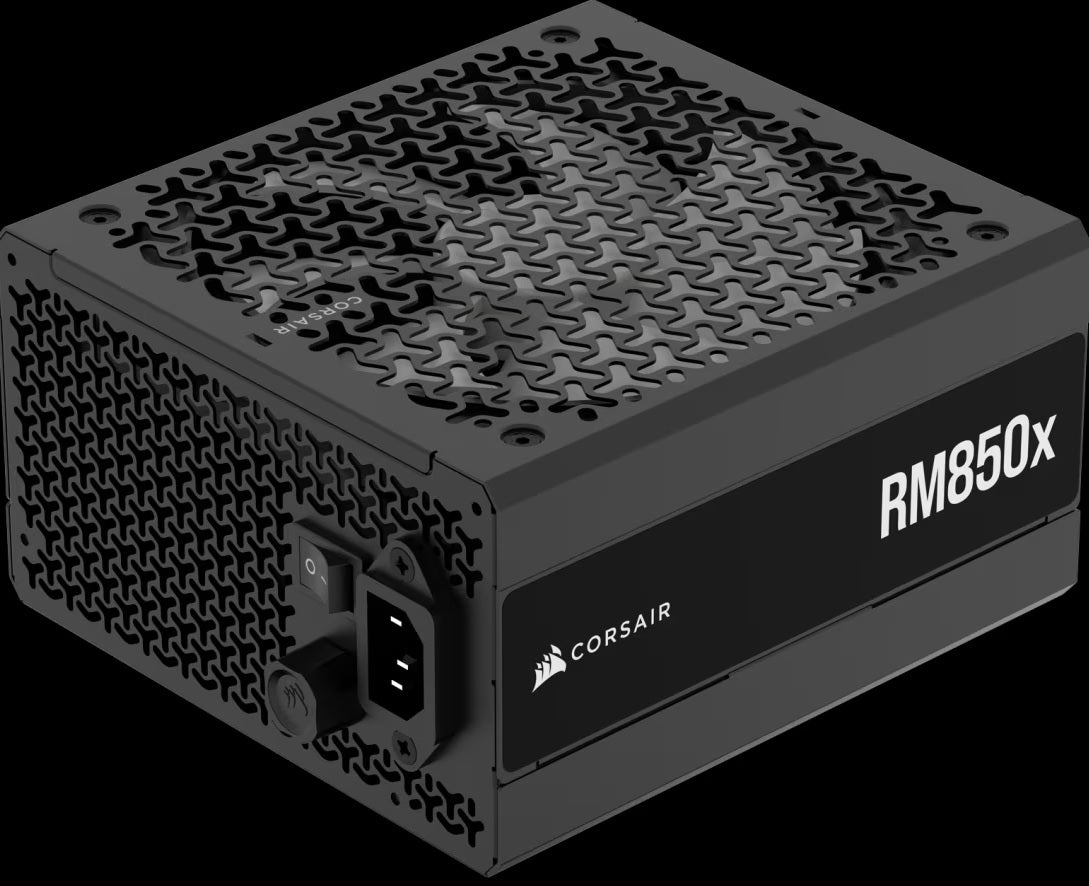 Corsair RMx Series RM850x Fully Modular Power Supply (AU): 850W, 80+ Gold, 3x PCIe, 8x SATA, 2x EPS, Zero RPM, ATX 3.1 CP-9020270-AU