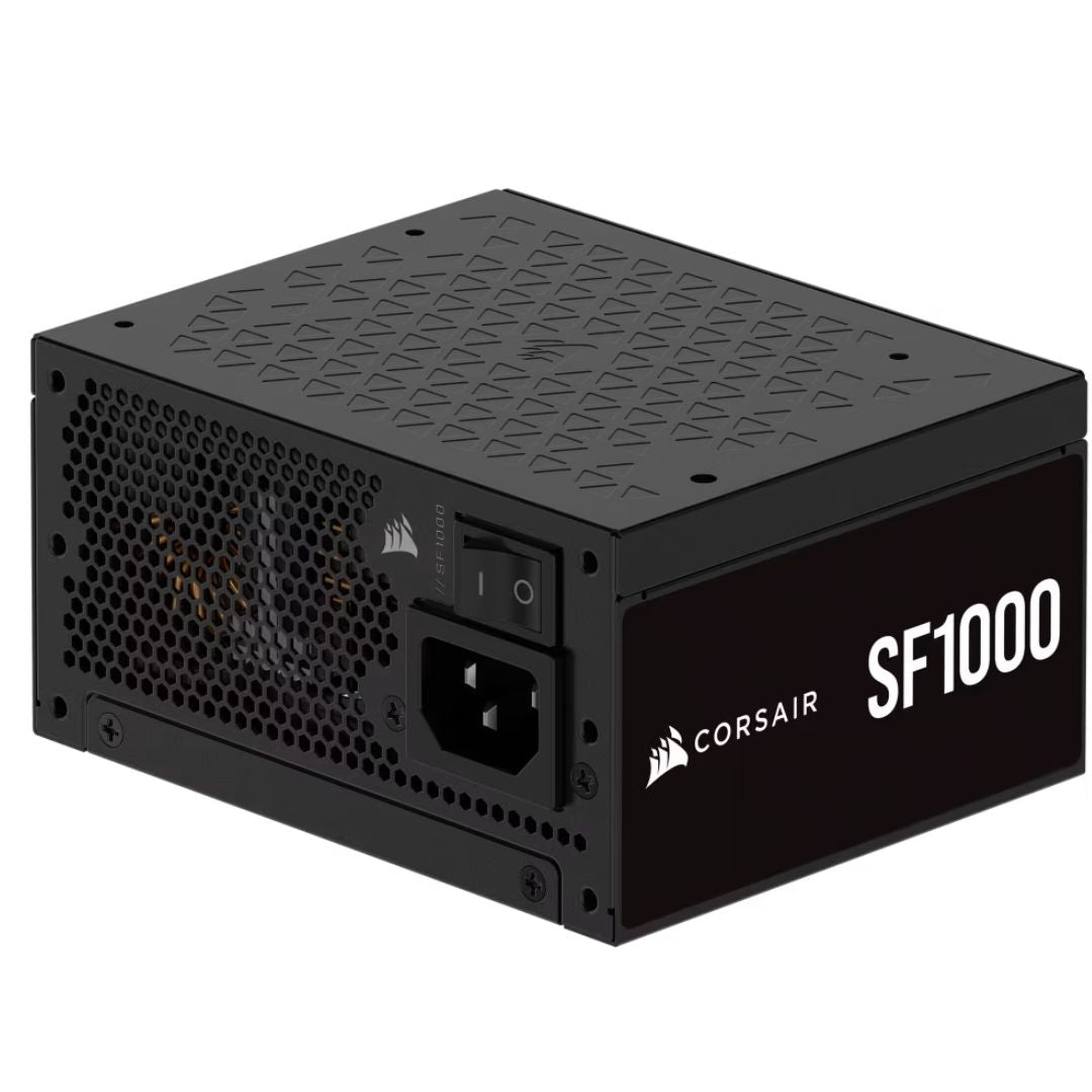 Corsair SF Series SF1000 Fully Modular 80 PLUS Platinum SFX Power Supply (AU) - 1000W, 92mm FDB, 4xPCIe, 8xSATA, 2xEPS, Type 5, 100K hrs, ATX 3.1 CP-9020257-AU