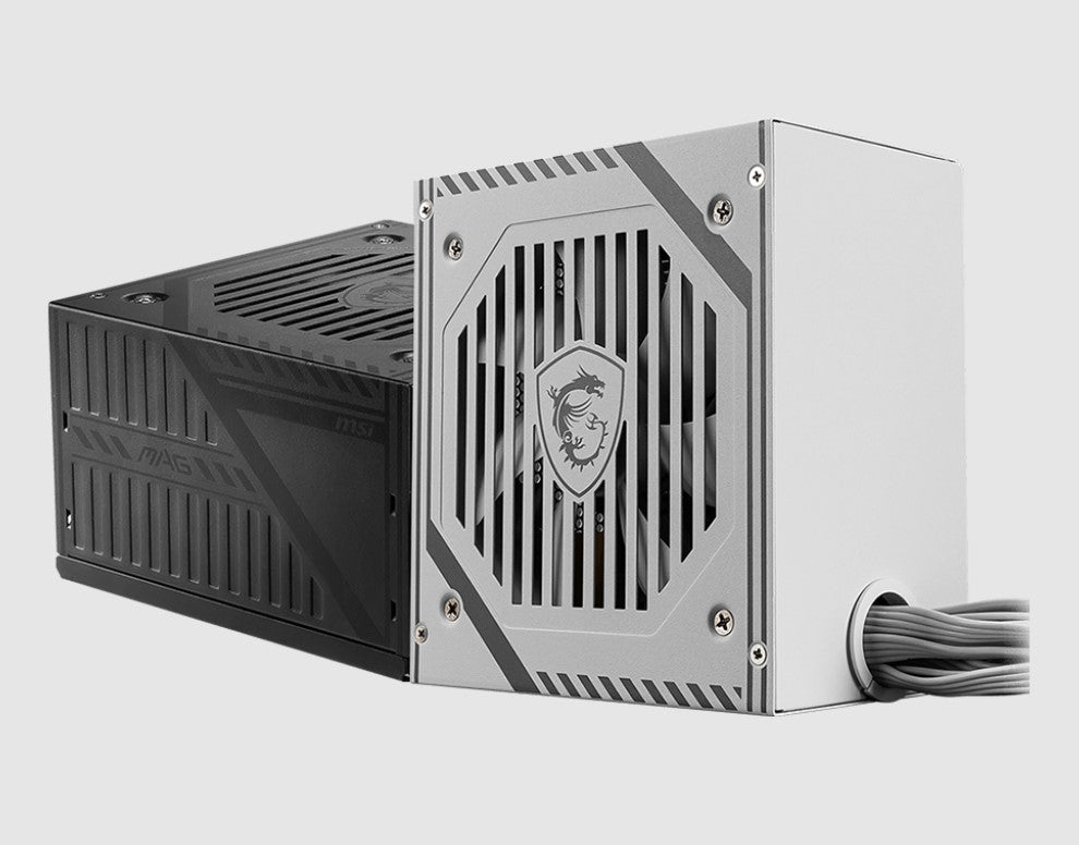 MSI MAG A650BNL WHITE 650W Power Supply, 80 PLUS Bronze, up to 85% Efficiency, Active PFC, OCP / OVP / OPP / SCP MAG A650BNL WHITE