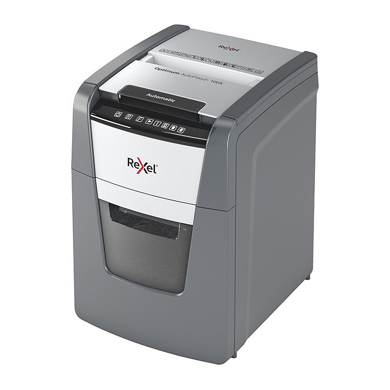 Rexel Optimum Autofeed Shredder 100X Cross Cut - 2020100XAU