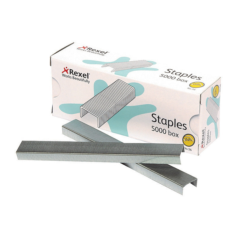 Rexel No.56 Staples 26/6mm Box of 5000 - R06025FS