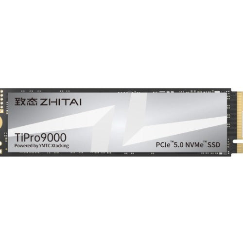 YMTC ZhiTai TiPro9000 SSD 1TB M.2 2280 YMTC Xtacking 4.0 TLC Chip PCle Gen 5 X 4.0 14,900MB/s 13,500MB/s R/W 600 TBW 5Y warranty ZTSS3CB08B3EMC-S00