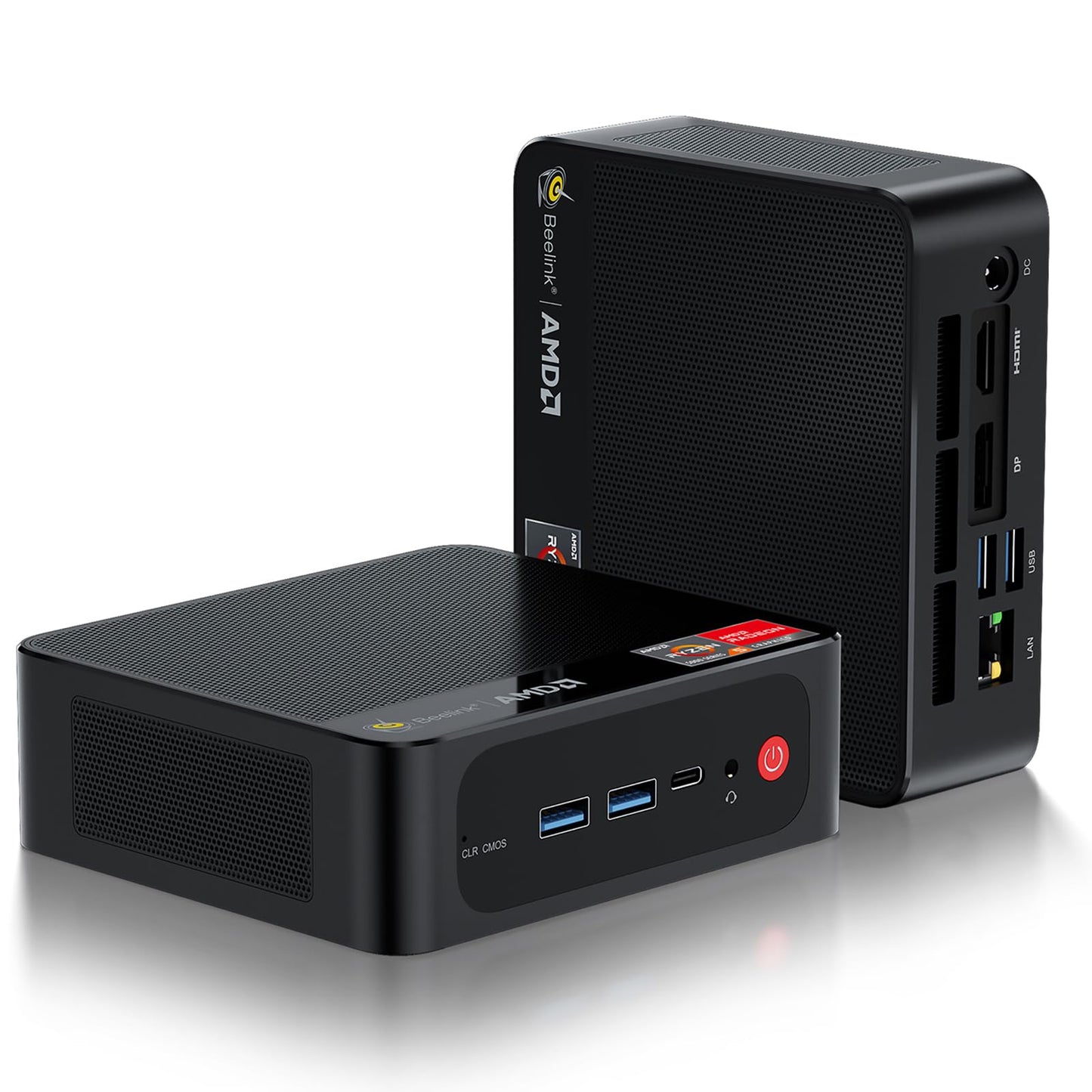 Beelink SER5 Mini PC, R7 7735HS, 24GB RAM, 1TB SSD, LAN/WIFI/BT, W11 Pro SER5-MAX-7735HS