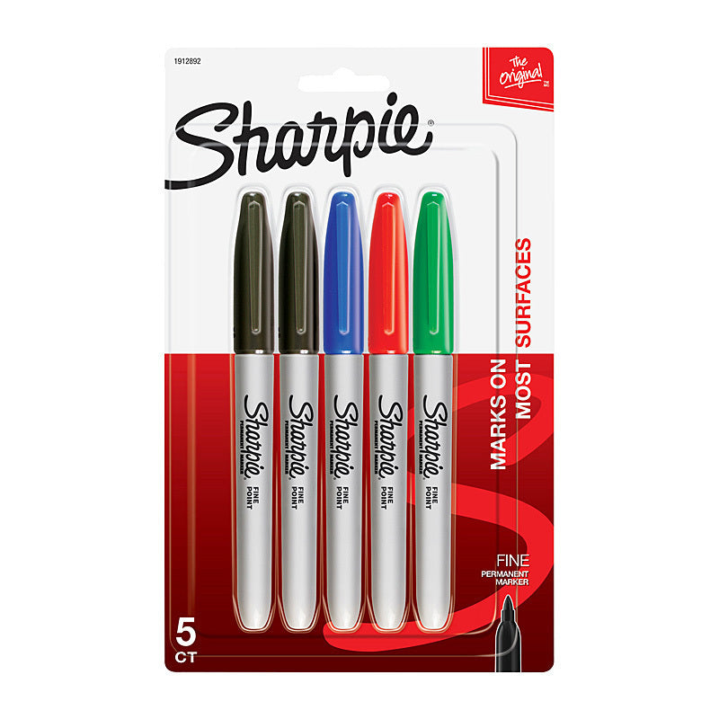 Sharpie Perm Mrkr Asst Pk5 Box of 6 - 30653PPA