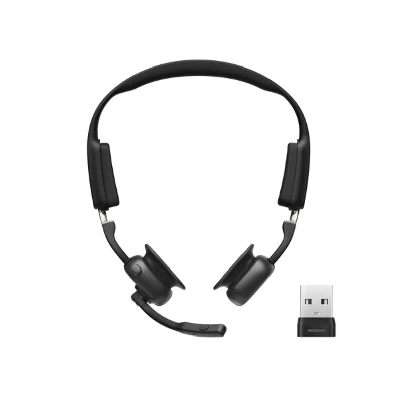 Shokz OpenMeet UC Wireless Bone Conduction Headset with USB-A - C610-AA-BK