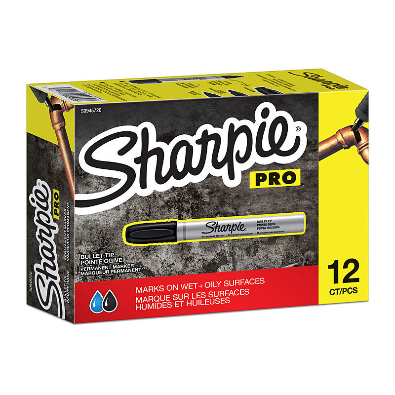 Sharpie Pro Mtl BT Mrk Bl Box of 12 - S0945720
