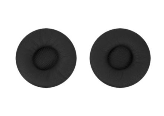 Jabra Earpads For 900/9400 Series, 2Pcs, Larger Leather Ear Cushions for Jabra Pro 9400/900 (5.5 cm diameter), 3-5 dB More Passive NC Than the Standard 14101-19