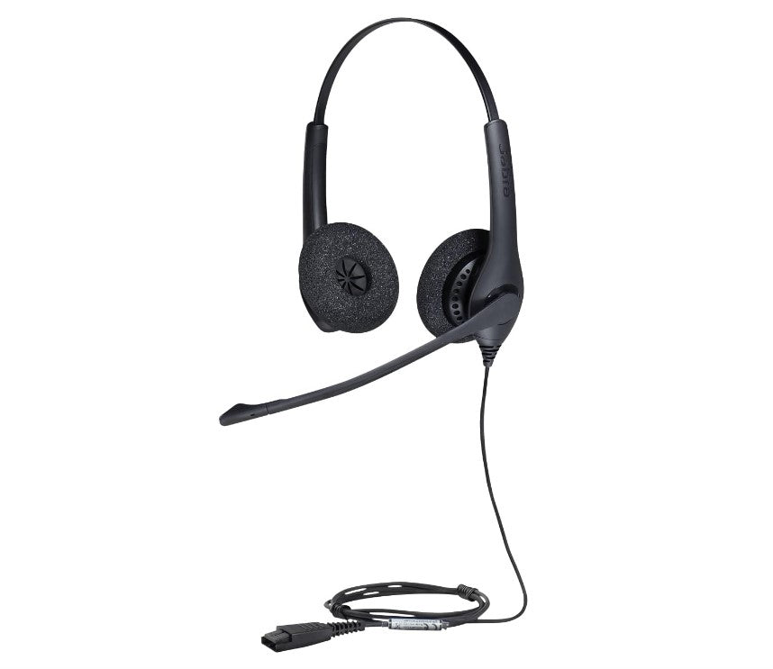 Jabra Biz 1500 Duo USB-A Corded Headset, Professional. Affordable, Durable, Noise-Cancelling, HD Voice, All-Day Comfort, Plug & Play 1559-0153