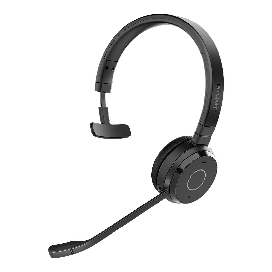 Jabra Evolve 65 TE Mono Teams Bluetooth Headset, Link 390a, 16-hour battery life, 30-metre wireless range, Passive Noise Cancellation, BusyLight 6693-833-309