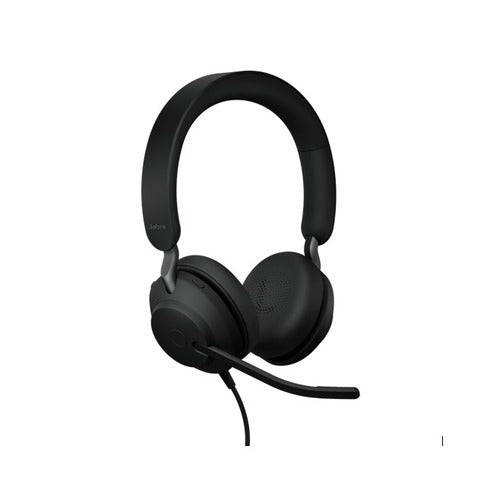 Jabra Evolve2 40 SE Wired USB-CA UC Stereo Headset, 360 BusyLight, Noise Isolationg Ear Cushions, 2Yr Warranty, Plug-and-play, 3-Microphone Technology 24189-989-799