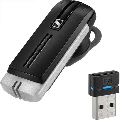 EPOS | Sennheiser Premium Bluetooth UC Headset for Mobile and Office applications on Lync. Includes BTD 800 dongle, Black 1000660