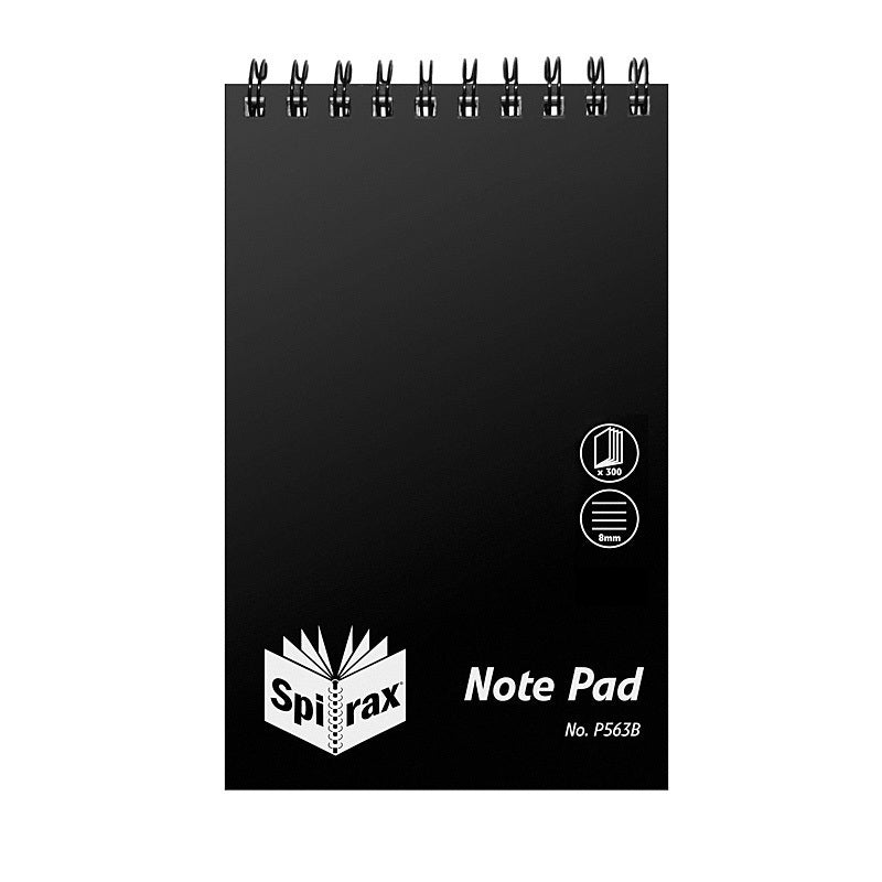 Spirax P563B PP N/book Rporter 200X127 300P Pk10 - 5605000