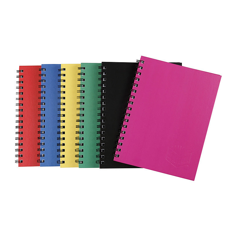 Spirax 510 Hard Cover Book 200 Page Assorted Pk5 - 56510A