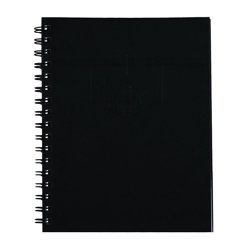 Spirax 511 Hard Cover Book 225X175mm 200Pg Black Pk5 - 56511BK