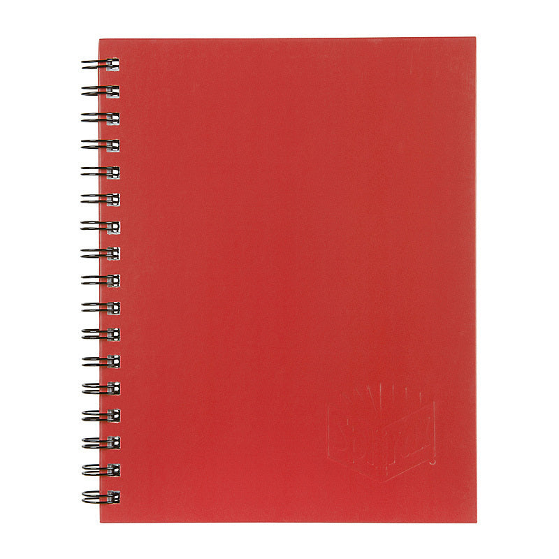 Spirax 512 Hard Cover Book A4 200 Page Red Pk5 - 56512R
