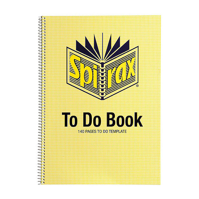 Spirax 706 To Do Book A4 140 Pg Pk5 - 565706