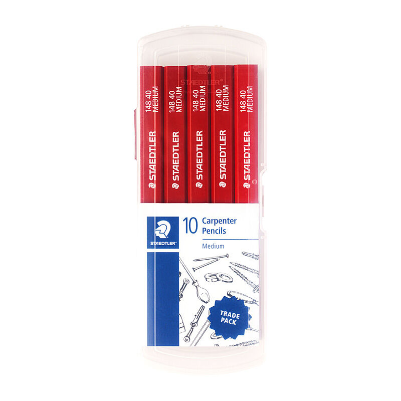 Staedtler Carp Pencil Red HP Pk10 - 148 40TB