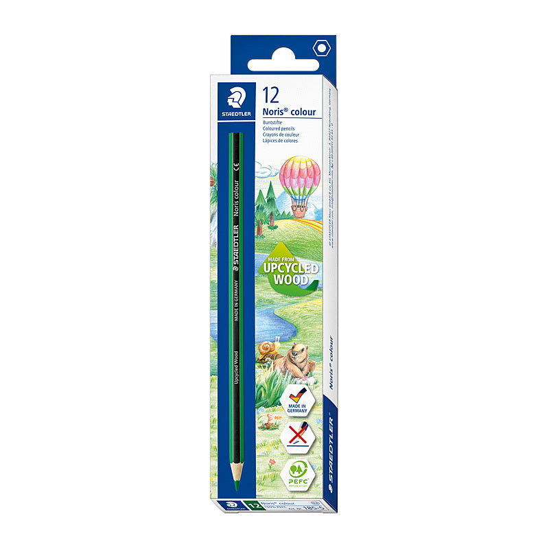 Staedtler Tri Colour Penc Green Box of 12 - 185-5