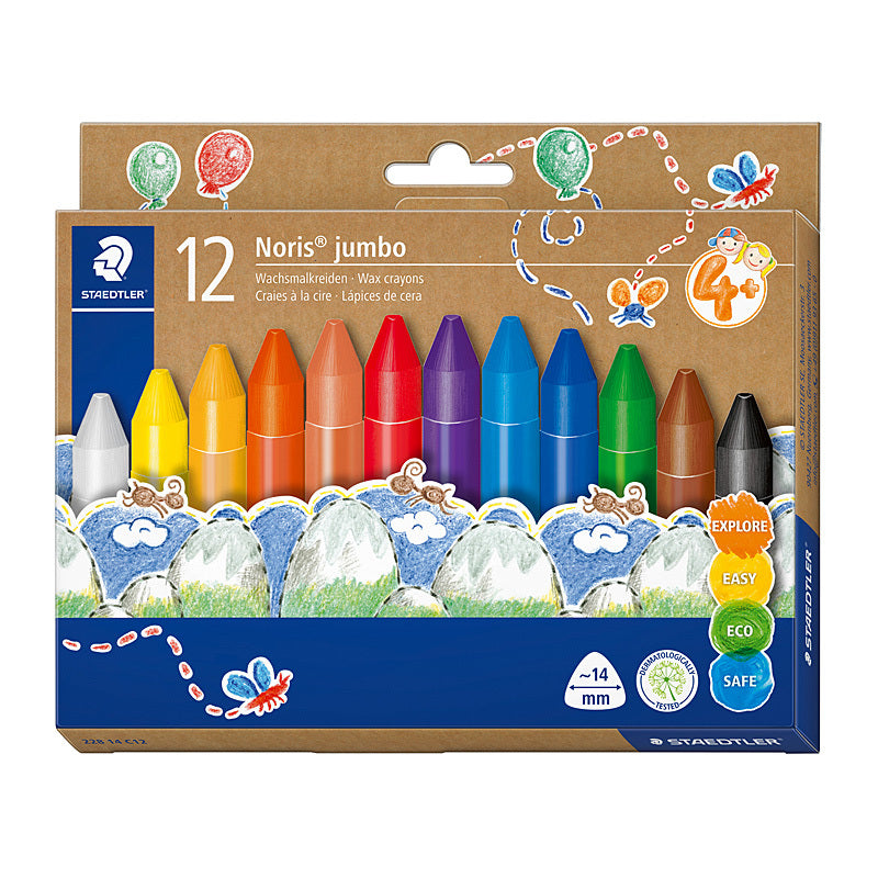 Staedtler Tri Jumbo Crayon Box of 12 - 228 14 C12