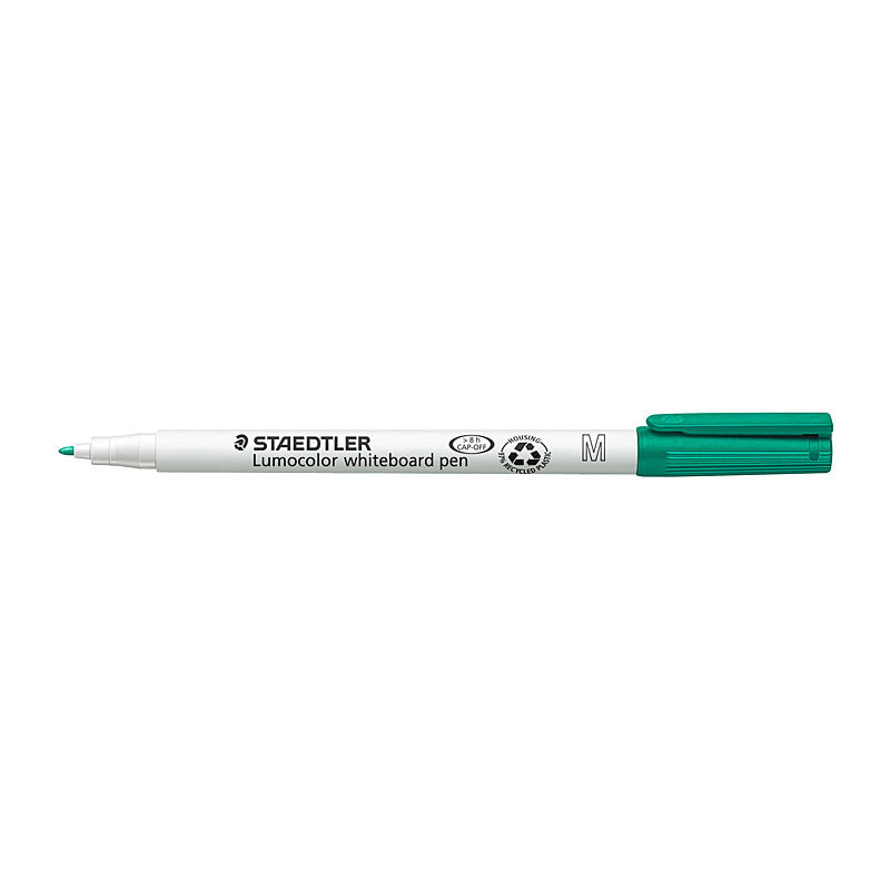 Staedtler Lumo Whiteboard Pen Green Box of 10 - 301-5