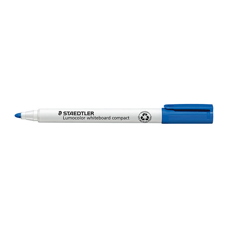 Staedtler Compact Whiteboard Mrk Blu Box of 10 - 341-3