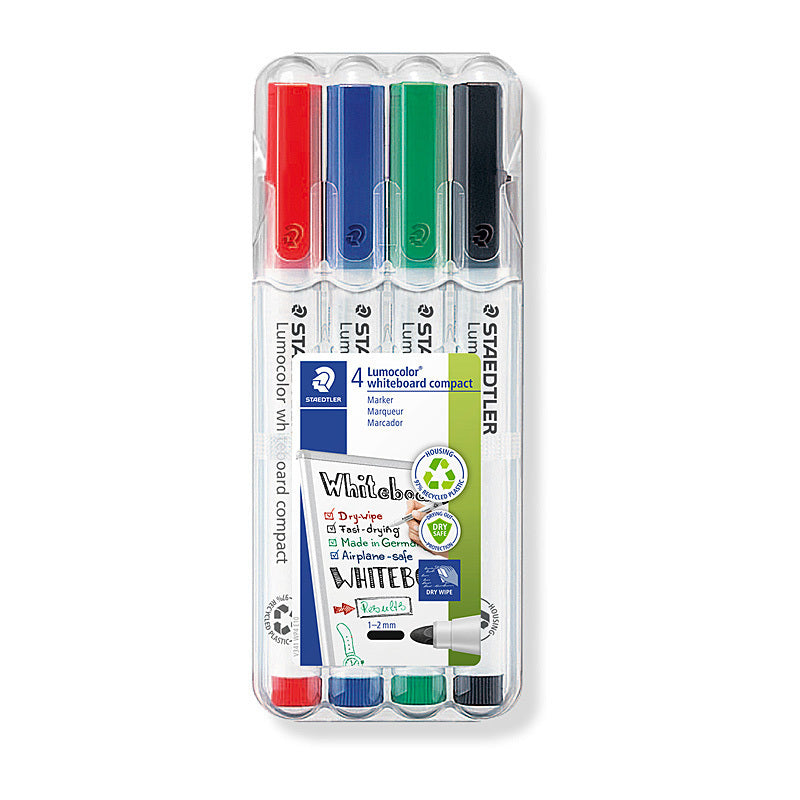 Staedtler Compact Whiteboard Mrk Ast Wlt4 - 341 WP4