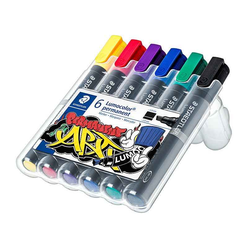Staedtler PermMk 350 Chis Ast Wlt6 - 350 WP6-1